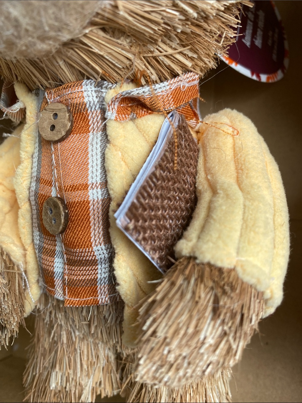 Harvest Rustic Sisal Cow Couple - Picture 7 of 13